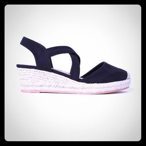 H&M black espadrille